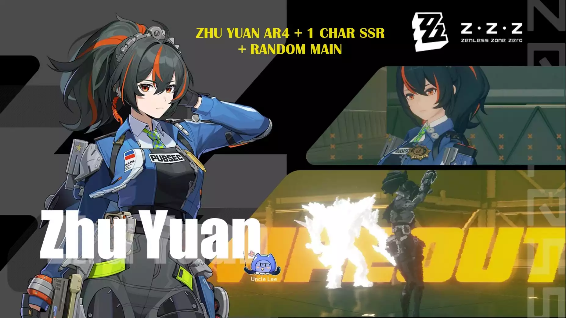 Zhu Yuan Ar4 + 1 Char SSR +  Random Main